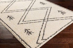 Livabliss Beni Ourain Inspired Shag Rug Plush Polypropylene Bohemian Floor Accent BSH2315-537
