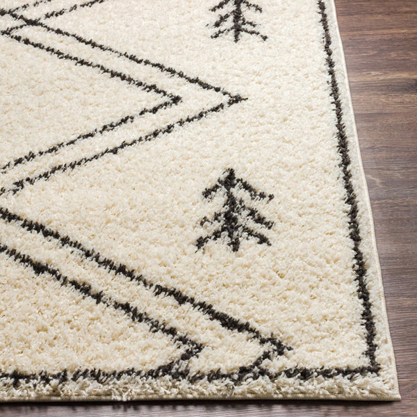 Livabliss Beni Ourain Inspired Shag Rug Plush Polypropylene Bohemian Floor Accent BSH2315-537