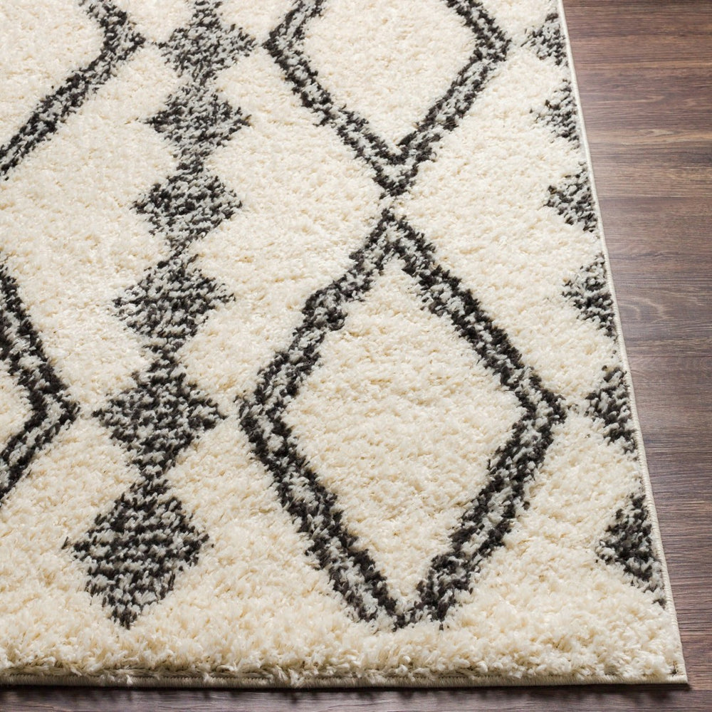 Livabliss Beni Ourain Inspired Plush Shag Rug Moroccan Polypropylene Bohemian Living Room BSH2318-71010