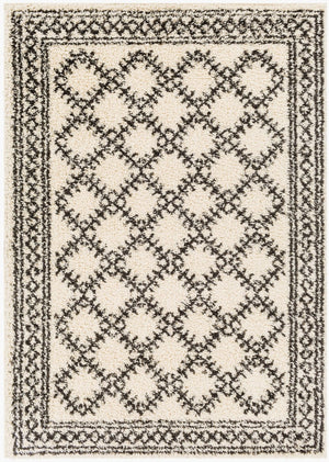 Livabliss Beni Ourain Style Shag Rug Plush Polypropylene Bohemian Pattern for Living Rooms BSH2328-537