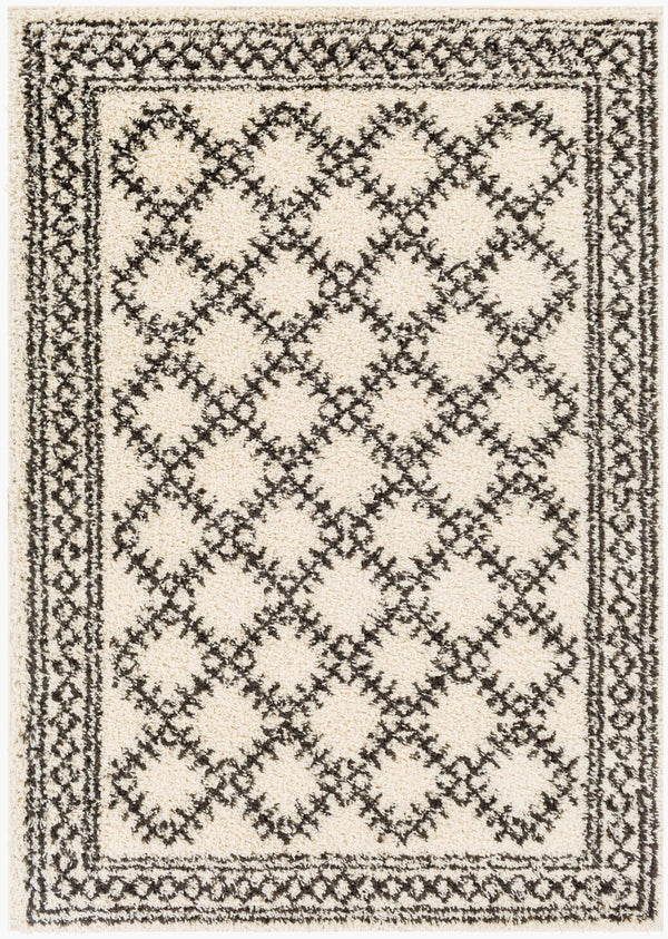 Livabliss Beni Ourain Style Shag Rug Plush Polypropylene Bohemian Pattern for Living Rooms BSH2328-537