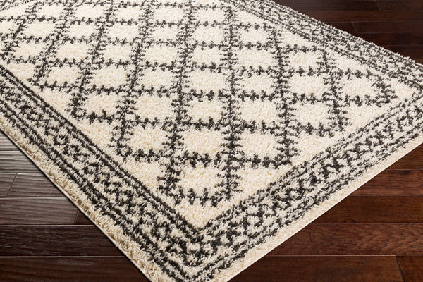Livabliss Beni Ourain Style Shag Rug Plush Polypropylene Bohemian Pattern for Living Rooms BSH2328-537