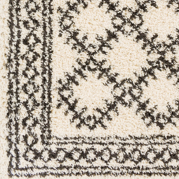 Livabliss Beni Ourain Style Shag Rug Plush Polypropylene Bohemian Pattern for Living Rooms BSH2328-537