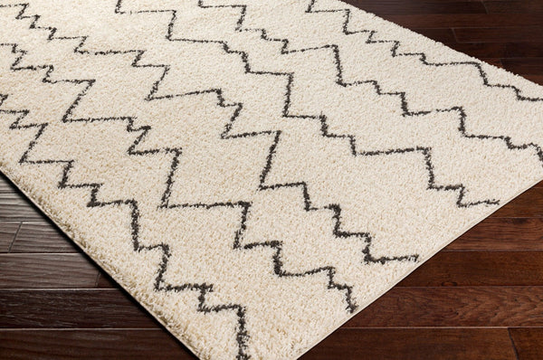 Livabliss Beni Shag Runner Moroccan Geometric Polypropylene Pile Rug for Hallways and Entryways BSH2329-2773