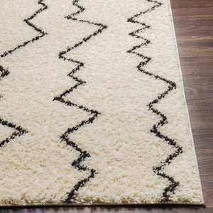 Livabliss Beni Shag Runner Moroccan Geometric Polypropylene Pile Rug for Hallways and Entryways BSH2329-2773