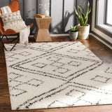 Beni Shag BSH-2331 7'10" x 10' Machine Woven Rug BSH2331-71010 Livabliss Surya