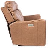 Twain Zero Gravity Power Sofa w/Power Headrest and Lumbar Brown SS645-PHZL3-080 Hooker Furniture