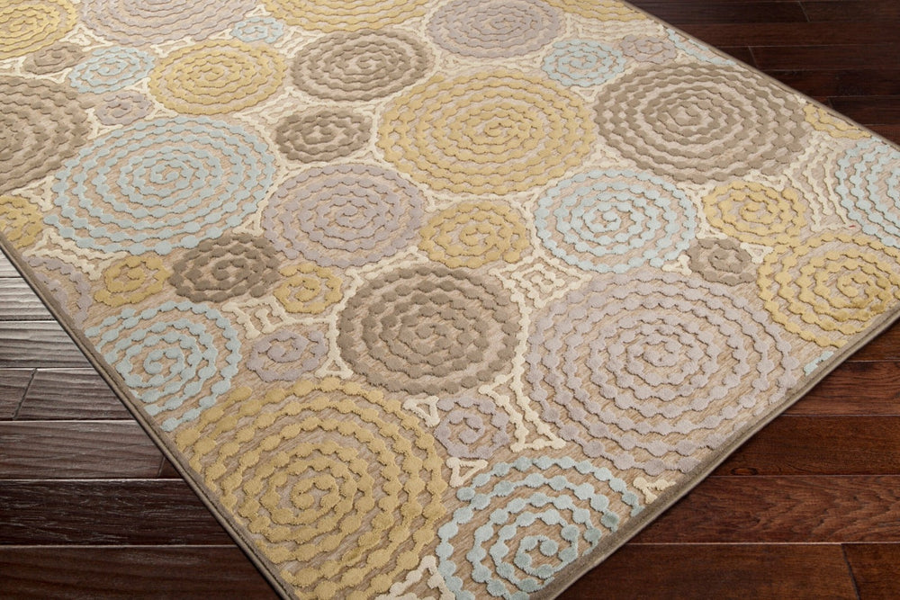Livabliss Basilica Chenille Viscose Accent Rug Machine Woven Low Pile for Entryways and Nooks BSL7128-223