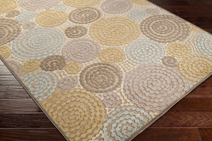 Livabliss Basilica Chenille Viscose Accent Rug Machine Woven Low Pile for Entryways and Nooks BSL7128-223
