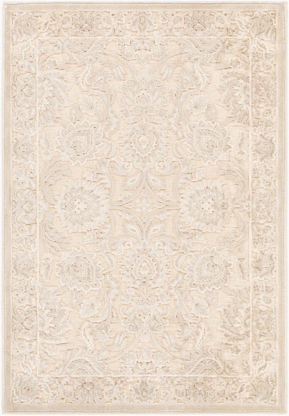 Livabliss Basilica Traditional Chenille Viscose Accent Rug Turkish Woven for Entryway or Bath BSL7212-223