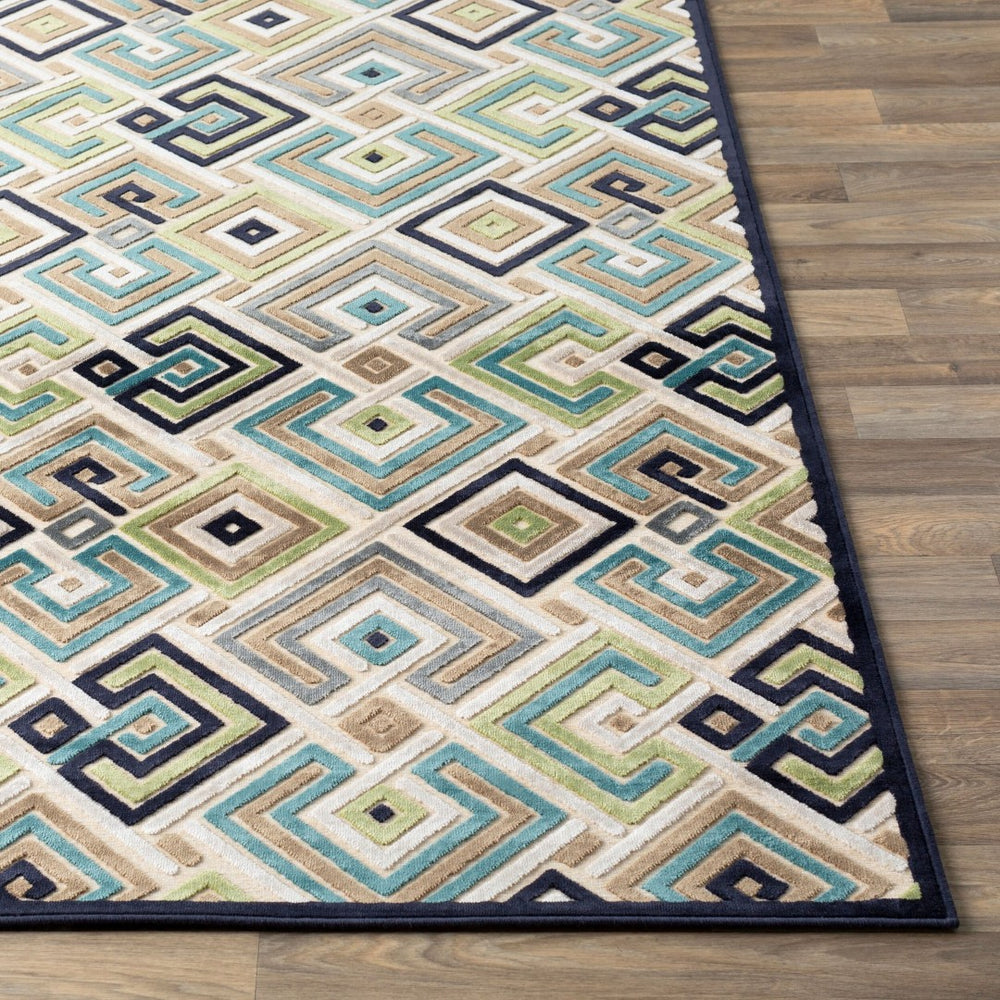 Livabliss Basilica Collection Chenille Viscose Accent Rug Machine Woven Low Pile Entry Bath BSL7228-223