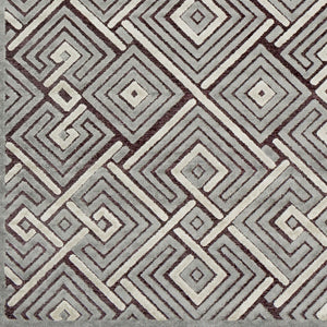 Livabliss Basilica Chenille Viscose Blend Area Rug Machine Woven Soft Low Pile Entryway Accent Gray, Light Sag 8'8" x 11'11" BSL7229-8812
