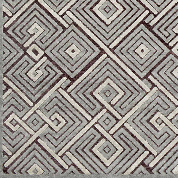 Livabliss Basilica Chenille Viscose Blend Area Rug Machine Woven Soft Low Pile Entryway Accent Gray, Light Sag 8'8" x 11'11" BSL7229-8812