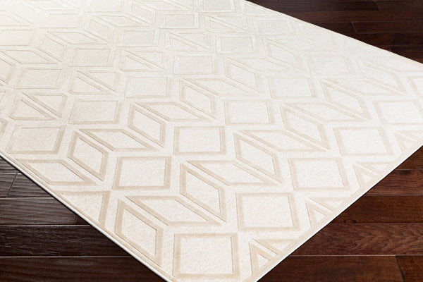 Livabliss Basilica Geometric Low Pile Area Rug Machine Woven Chenille Blend for Modern Interiors BSL7231-223