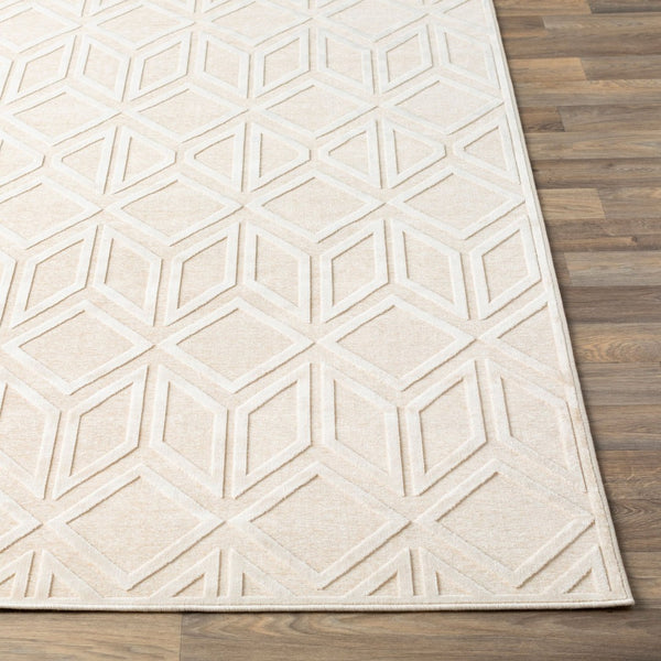 Livabliss Basilica Geometric Low Pile Area Rug Machine Woven Chenille Blend for Modern Interiors BSL7231-223