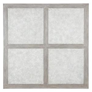 Hooker Furniture Melange Korena Square Cocktail Table With Gray Elm Veneer & Stone-Look Resin Top, Chunky Modern Centerpiece 628-80451-95