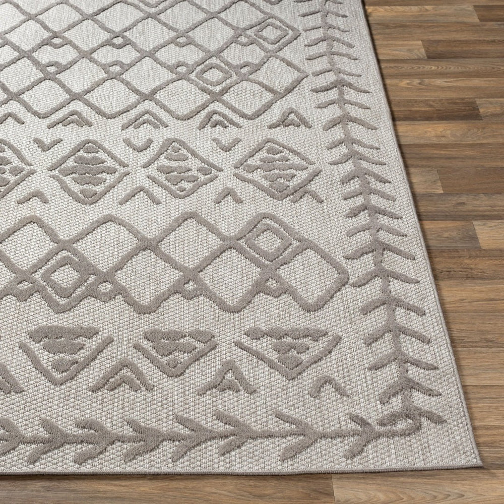Livabliss Big Sur Global Inspired Polypropylene Area Rug Low Pile Living Room Accent BSR2300-5373