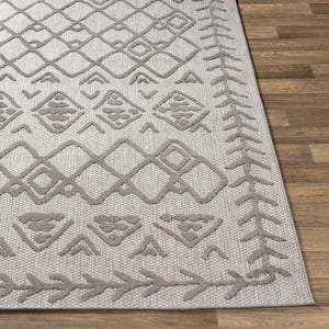 Livabliss Big Sur Global Inspired Polypropylene Area Rug Low Pile Living Room Accent BSR2300-5373