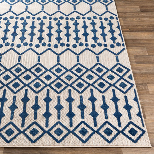 Livabliss Big Sur Global Motif Polypropylene Flat Weave Accent Rug for Entryway or Bedside BSR2308-23