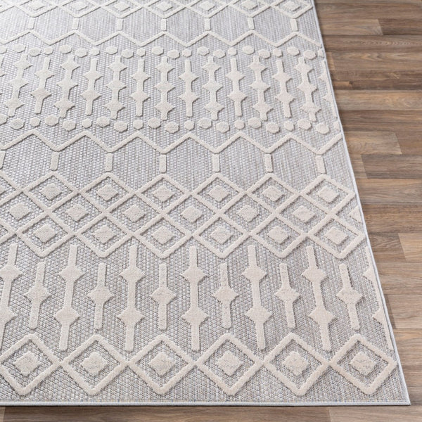 Livabliss Big Sur Global Pattern Polypropylene Area Rug Low Pile Living Room Floor Accent BSR2310-5373