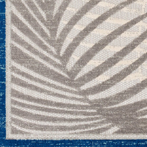 Livabliss Big Sur Tropical Coastal Polypropylene Accent Rug for Entryways and High Traffic Spaces Blue, Aqua 2' x 2'11" BSR2312-23