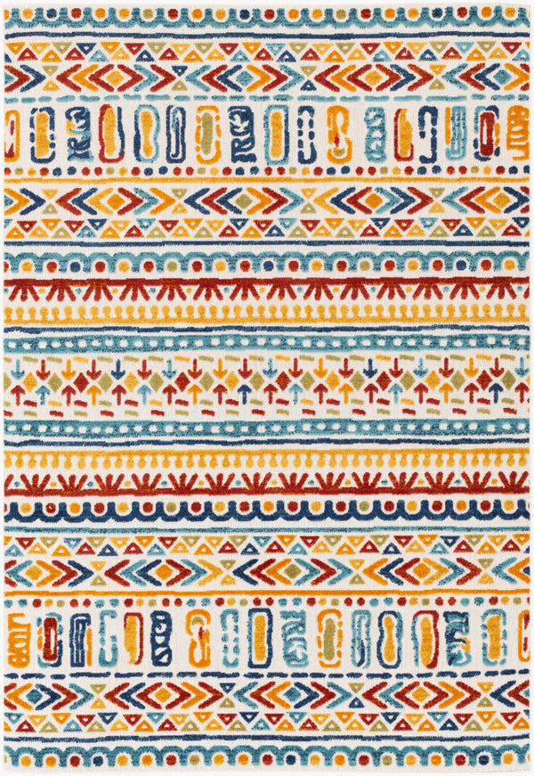 Livabliss Big Sur Moroccan Global Polypropylene Area Rug Geometric Pattern Indoor Outdoor Living BSR2314-5373