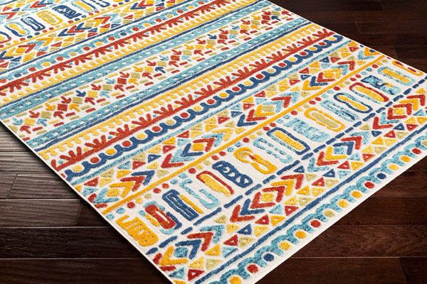 Livabliss Big Sur Moroccan Global Polypropylene Area Rug Geometric Pattern Indoor Outdoor Living BSR2314-5373
