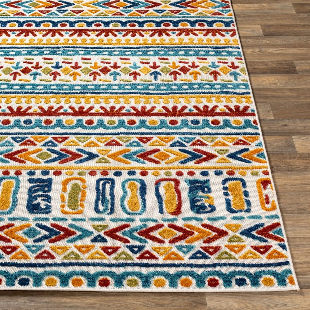 Livabliss Big Sur Moroccan Global Polypropylene Area Rug Geometric Pattern Indoor Outdoor Living BSR2314-5373