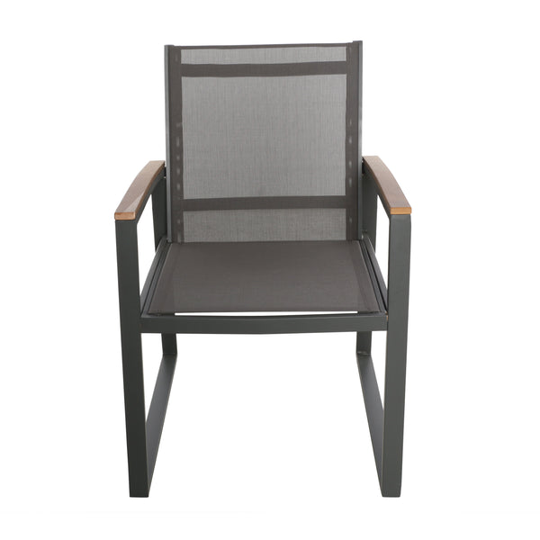 English Elm Christopher Knight Home® - Glasgow Outdoor Dining Set - Stylish Grey Table & 6 Comfortable Chairs For Year-Round Entertaining 62759.00GGRY-6_62757.00GRY