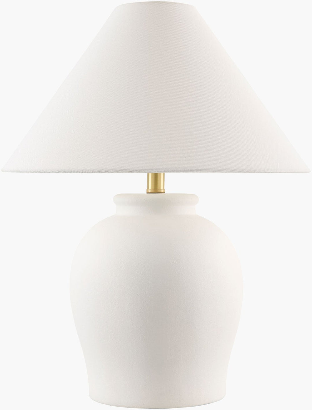 Livabliss Besson Ceramic Arts and Crafts Table Lamp with Linen Shade for Bedroom Living Room BSS-003
