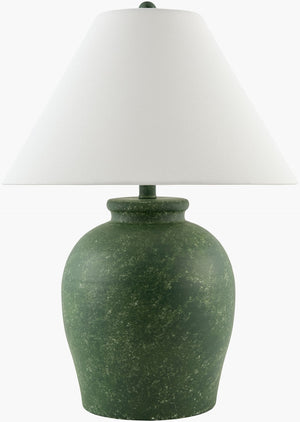 Livabliss Besson Metal Base Table Lamp with Linen Shade for Bedroom or Living Room Ambiance BSS-033