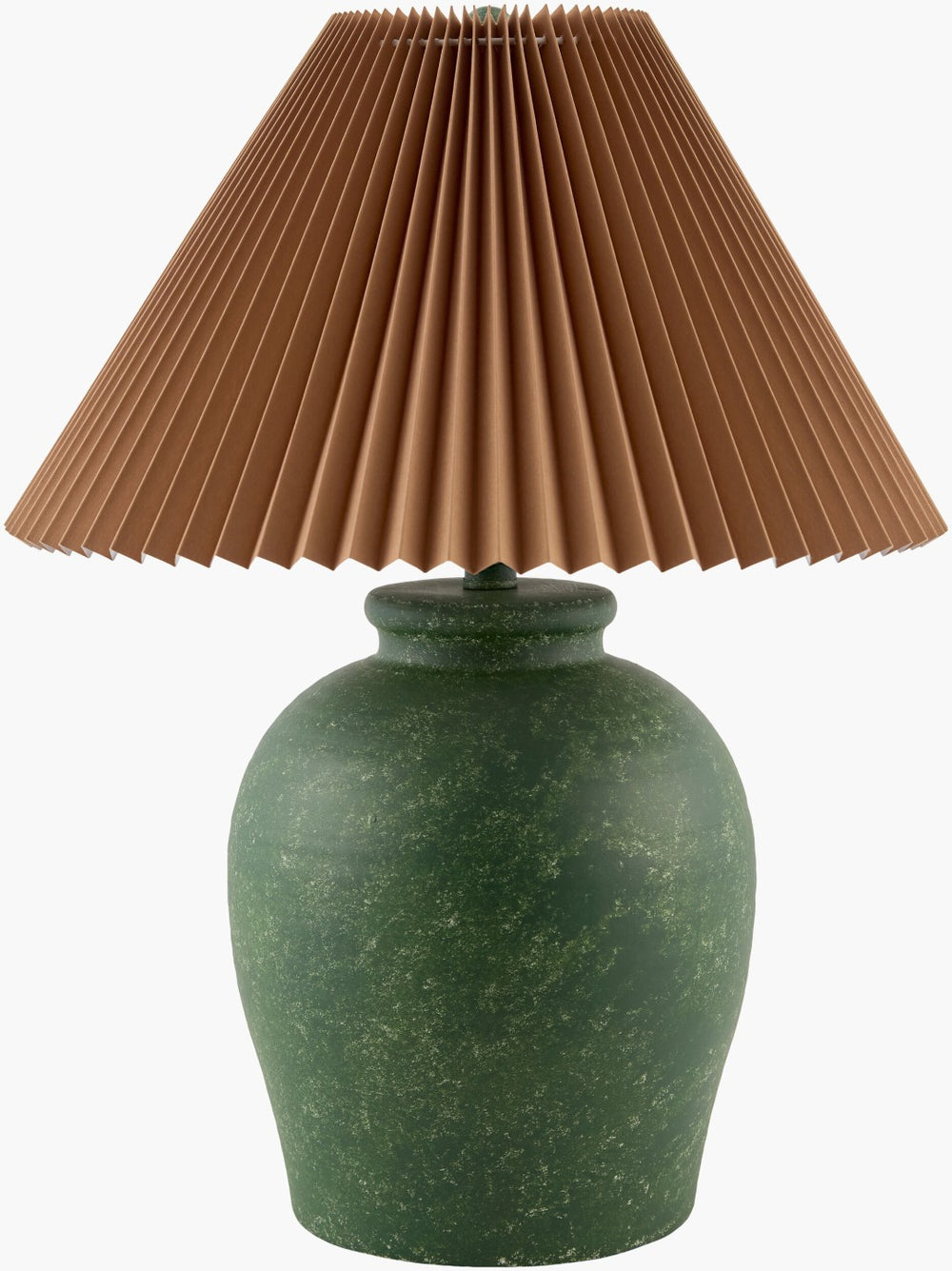 Livabliss Besson Warm Metal Accent Table Lamp with Wide Linen Shade for Bedroom or Living Room BSS-034