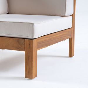 English Elm Oana Upholstered Accent Arm Chair Compact Square Frame for Living Room or Bedroom 64498.00BGE