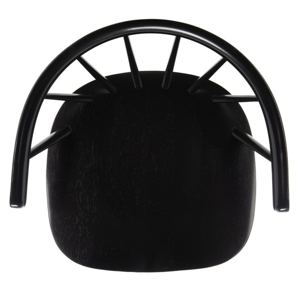 Safavieh Blanchard Counter Stool - Set of 2 XII23 Black Wood BST8506A-SET2