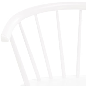 Safavieh Blanchard Counter Stool - Set of 2 XII23 White Wood BST8506B-SET2