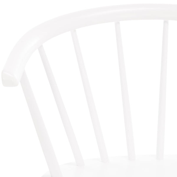 Safavieh Blanchard Counter Stool - Set of 2 XII23 White Wood BST8506B-SET2