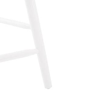 Safavieh Blanchard Counter Stool - Set of 2 XII23 White Wood BST8506B-SET2
