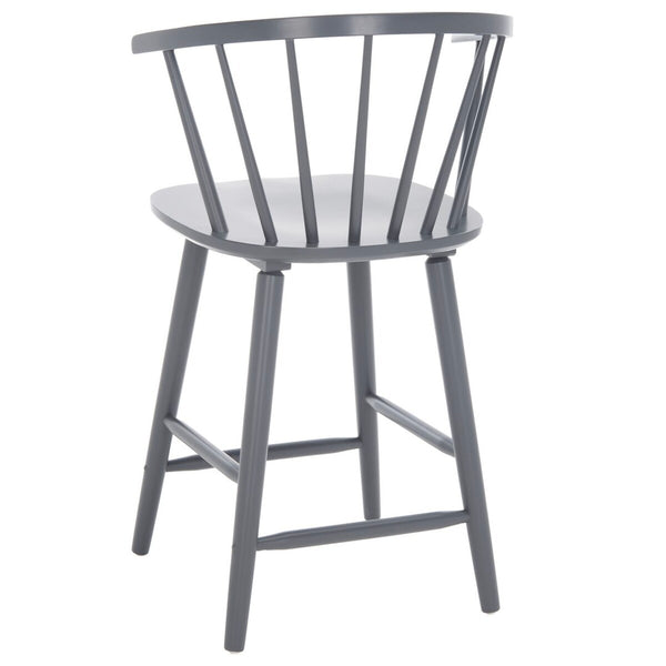 Safavieh Blanchard Counter Stool - Set of 2 XII23 Grey Wood BST8506C-SET2