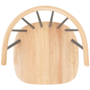 Safavieh Blanchard Counter Stool - Set of 2 XII23  Natural /Grey Wood BST8506E-SET2