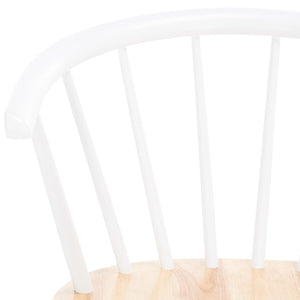 Safavieh Blanchard Counter Stool - Set of 2 XII23 Natural/White Wood BST8506F-SET2