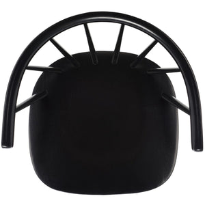 Safavieh Blanchard Bar Stool - Set of 2 XII23 Black Wood BST8507A-SET2