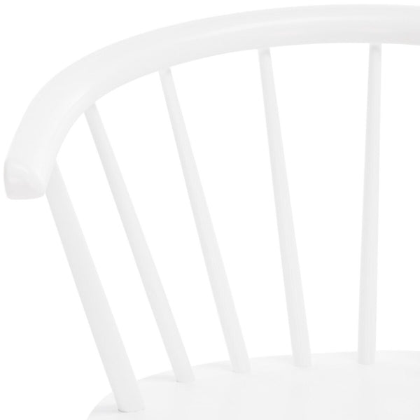 Safavieh Blanchard Bar Stool - Set of 2 XII23 White Wood BST8507B-SET2