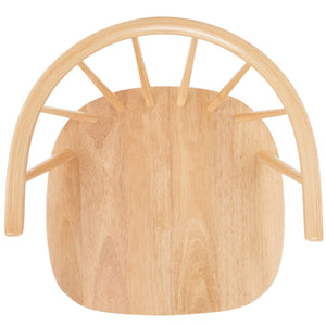 Safavieh Blanchard Bar Stool - Set of 2 XII23 Natural Wood BST8507D-SET2