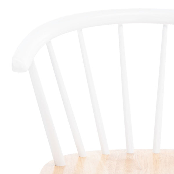 Safavieh Blanchard Bar Stool - Set of 2 XII23 Natural/White Wood BST8507F-SET2