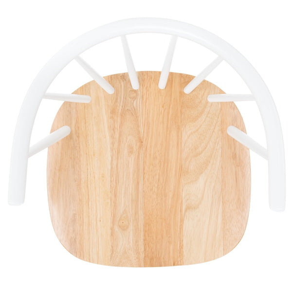 Safavieh Blanchard Bar Stool - Set of 2 XII23 Natural/White Wood BST8507F-SET2