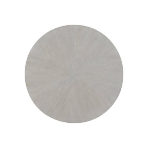 Bernhardt Bernhardt Thorne Side Table — Quartered White Oak Drum Accent, Starburst Top, Natural Finish, 20"W 452125