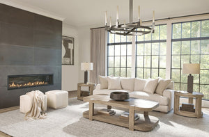 Bernhardt Bernhardt Aspen Hair-On-Hide Ottoman With Brushed Stainless Base — Modern Compact Seat/Accent Piece N2401O