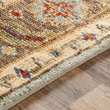 Biscayne BSY-2303 8' x 10' Handmade Rug BSY2303-810  Aqua, Bright Yellow, Rust, Ivory, Blue, Olive Surya