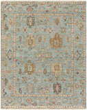 Biscayne BSY-2305 8' x 10' Handmade Rug BSY2305-810  Peach, Dusty Sage, Sage, Light Brown, Olive, Rose Surya