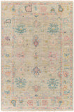 Biscayne BSY-2306 6' x 9' Handmade Rug BSY2306-69  Dusty Pink, Light Beige, Medium Gray, Yellow, Dusty Sage Surya